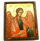 Håndmalt liten ikon med Saint Mikael thumbnail