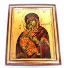 Håndmalt Madonna ikon thumbnail