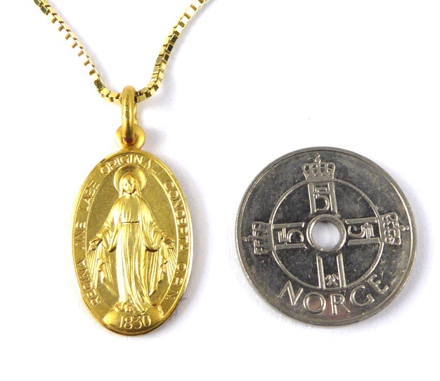 Detaljer for medalje størrelse